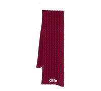 Arte Antwerp - Textured Logo Scarf - Homme - Accessoires - Brun - Taille: ONE Size