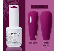 Arte Clavo Transparent Nude Rose Couleur Gelée Gel Vernis À Ongles Semi Permanent 15ml Couche De Finition Tremper Uvled Vernis Nail Art Design.3062.