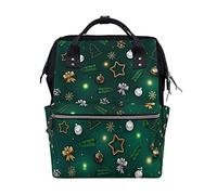 Arte Di Natale Realistica Sac à Langer Sac à Dos Grande Capacité Multifonction Sac à Couches pour Voyage Maman Femme Papa