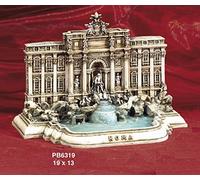 Arte E Storia BY PABEN Souvenir Italia Roma Fontaine de Trevi 3D en résine 19 x 13 cm
