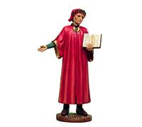 Arte e Storia by Paben Statue Dante Alighieri sommo poète livre Divine Comédie en résine cm. 21 Souvenir Florence Italie