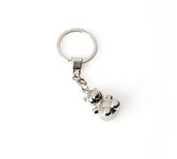 ARTÉ Porte-clés ours en peluche, adapté pour être gravé, porte-clés en métal brillant inoxydable 7849E