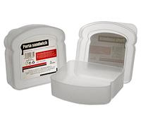 ARTE REGAL arteregal - Appareil à croque-Monsieur Plastique -12 x 12, Couleur Transparente (26784)