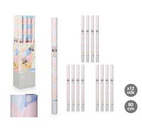 Arte Regal Canon à Confetti Rose Bleu 80 cm (Set de 24)