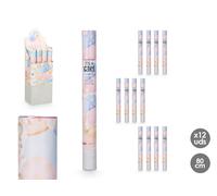 Arte Regal Canon à Confetti Rose et Bleu 50 cm Papier Carton Métal (Set de 48)