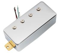 Artec MVBA4 Alnico 5 Couvert Micro Humbucker Manche 8,6K pour Basse électrique 4 Cordes style LP ou EPI, Chrome