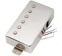 Artec VH59 Vintage Tone Couvert Alnico 5 Micro Humbucker Manche 7,4K pour Guitare électrique Les Paul Style, Nickel