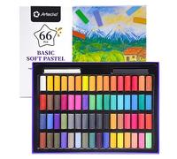 Artecho Pastel 66er Premium Set, 64 Couleurs dont Extra Noir & Blanc, Idéal pour les Artistes, les Peintres Amateurs, l'école, les cours d'art.
