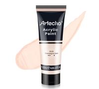 Artecho Peinture Acrylique 120ml Or Champagne, Acrylic Paint, Peinture pour Toile, Tissu, Bois, Roche, Papier, Verre.