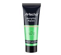 Artecho Peinture Acrylique 120ml Vert Clair, Acrylic Paint, Peinture pour Toile, Tissu, Bois, Roche, Papier, Verre.