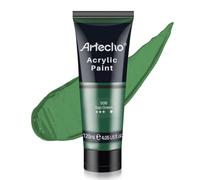 Artecho Peinture Acrylique 120ml Vert Gazon, Acrylic Paint, Peinture pour Toile, Tissu, Bois, Roche, Papier, Verre.