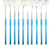 Artecho Pinceaux Peinture Acrylique Lot de 10, pour Acrylique, Aquarelle, Gouache et Huile
