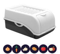 ARTECSIS Boîte Pomme de Terre I Boîte de 3,5 Litres pour Rangement et Conservation Pommes de Terre, Oignons, Ail + 6 Stickers Fruit/Légume