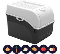 ARTECSIS Boîte Pomme de Terre I Boîte de 9 Litres pour Rangement et Conservation Pommes de Terre, Oignons, Ail + 6 Stickers Fruit/Légume