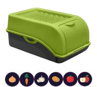 ARTECSIS Boîte Pomme de Terre verte I Boîte de 3,5 Litres pour Rangement et Conservation Pommes de Terre, Oignons, Ail + 6 Stickers Fruit/Légume
