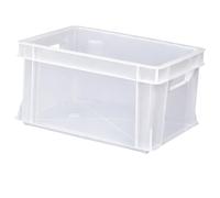 ARTECSIS Caisse de Rangement Empilable 11L Transparent - 35x24x18 cm - Bac Plastique pour Rangement, Stockage, Transport ou Logistique