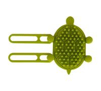 Artefact chatouilleux pour animal de compagnie, griffoir pour chat en forme de tortue, 17 x 12,5 x 0,5 cm, outil de toilettage pour animaux de compagnie, peignes d'angle pour cadres d'escalade, table