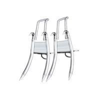 Artefacts d'escalade Forgé Grand pied de béquille Cravate extérieure sur l'arbre Spécial Escalade Grands arbres Outil de pied d'arbre renforcé Chaussures de fer Facile à Utiliser(Front teeth 3 prongs)