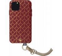 Coque pour iPhone 11 Pro Saint Germain Cuir + Bandoulière Bordeaux Artefakt