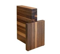 ArteLegno bloc magnétique pour 6 couteaux en bois de noyer AL89WL