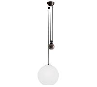 Artemide Aggregato Saliscendi Sfera Grande Pendelleuchte, abat-jour en synthétique blanc
