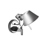 Artemide Applique murale Tolomeo Faretto aluminium. avec bouton on-off