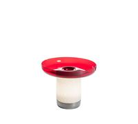 Artemide Bontà Akku Tischleuchte, assiette rouge