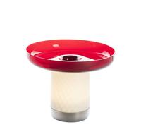 Lampe Portable Artemide Bontá Rouge avec Coupelle en Verre
