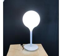 Artemide Castore Lampe De Table En Verre Blanche, 1x Douille E27