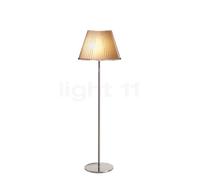 Artemide Choose Lampadaire, abat-jour parchemin / châssis chrome - H.140 cm