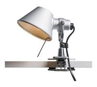 Artemide Design Tolomeo Micro Pinza aluminum Aluminium Aluminium Rond E14 Max. 1 x 60 Watt/Lampe de bureau/Lampe de chevet/Luminaire/Lumiere/Éclairage/intérieur/Salon