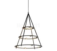 Artemide El Porís Suspension noir - ø120 cm