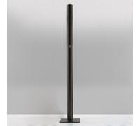 Artemide Lampadaire sur pied Ilio, dimmable, noir, Salon / Salle à manger, Aluminium, Design, Lampadaire