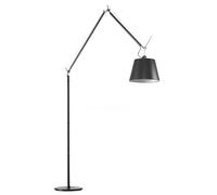 ARTEMIDE lampadaire TOLOMEO MEGA Ø 32 cm (ON-OFF diffuseur en tissu noir et structure noire - Aluminium, acier)
