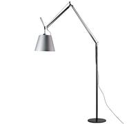 ARTEMIDE lampadaire TOLOMEO MEGA Ø 36 cm (ON-OFF diffuseur en satin et structure noire - Aluminium, acier)