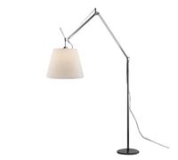 ARTEMIDE lampadaire TOLOMEO MEGA Ø 42 cm (ON-OFF diffuseur en parchemin et structure noire - Aluminium, acier)