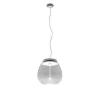 ARTEMIDE lampe à suspension EMPATIA à LED (Ø 36 cm - Verre soufflé, méthacrylate, aluminium)