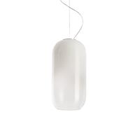 ARTEMIDE lampe à suspension GOPLE (Blanc ombré, structure blanche - Aluminium et verre soufflé)