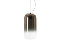 ARTEMIDE lampe à suspension GOPLE MINI (Bronze PVD, structure noire - Aluminium et verre soufflé)
