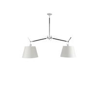 ARTEMIDE lampe à suspension TOLOMEO BASCULANTE 2 BRACCI (ø 32 cm - satin, Aluminium)