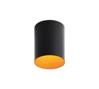 ARTEMIDE lampe au plafond plafonnier TAGORA PLAFOND 270 avec faisceau lumineux 33° (noir/orange, 3000K, dimmable - Aluminium)