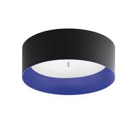 ARTEMIDE lampe au plafond plafonnier TAGORA PLAFOND 570 avec faisceau lumineux XF (noir/bleu, 3000K, dimmable - Aluminium)