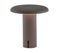 Artemide Lampe de table Takku - LED rechargeable et portable - Vert anodisé (Aluminium)