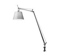 ARTEMIDE lampe de table TOLOMEO MEGA avec crampon (Ø 32 cm ON/OFF - Diffuseur en satin et soie)
