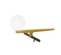 ARTEMIDE lampe de table YANZI (Laiton - verre soufflé et acier)