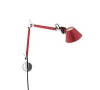 ARTEMIDE lampe murale applique TOLOMEO MICRO (rouge anodisé - Aluminium)