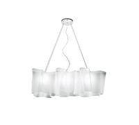 Artemide Logico Suspension 3 in Linea Pendelleuchte, blanc
