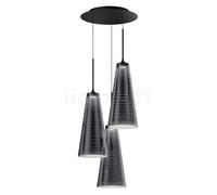 Artemide Look at Me Suspension LED Cluster 21 cm - noir Ce luminaire comporte des modules à LED prémontés de classes énergétiques A A++, A+, A