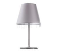 ARTEMIDE lampe de table MELAMPO (Diffuseur gris, structure grise - technoploymère, satin, Aluminium, zamak)