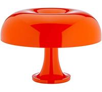 Artemide Nessino Orange. Lampe de table avec abat-jour. Luminaire en polycarbonate à émission de lumière diffuse. Fabriqué en Italie